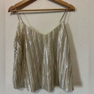 ASOS Metallic Gold Camisole Top